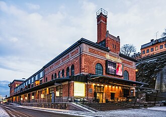 Illustration des Fotografiska an der Stockholmer Uferlinie