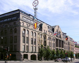 Das Kaufhaus NK an der Hamngatan in Stockholm